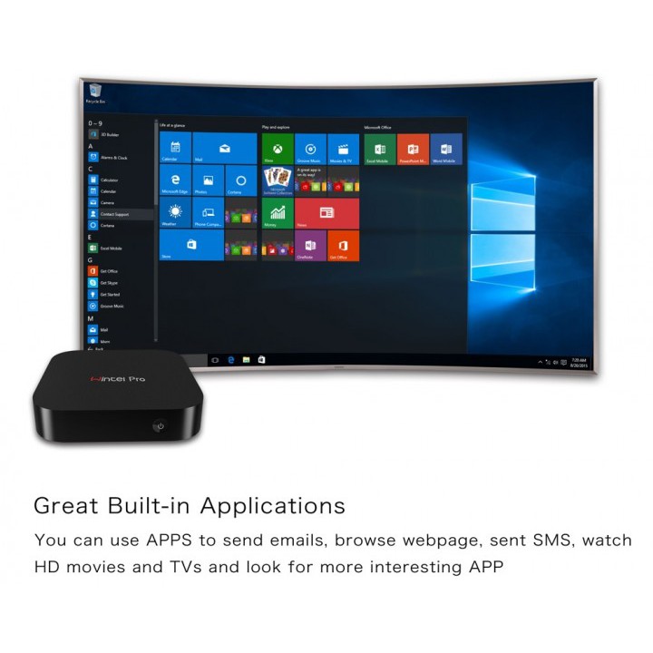 WINTEL W8 PRO Mini PC - Intel Atom x5-Z8350 - 2GB-32GB - Windows 10