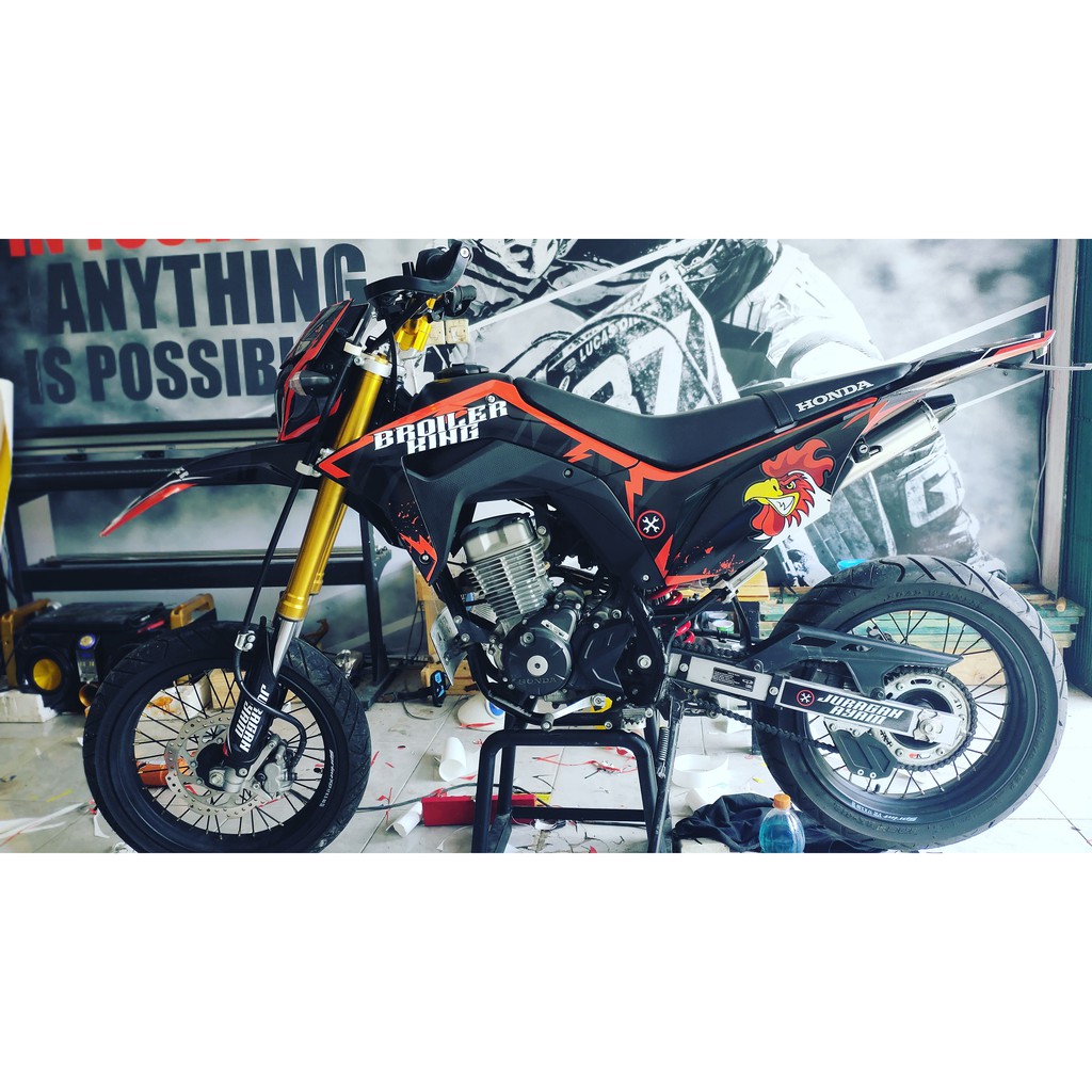 DECAL CRF MURAH DECAL CRF MURAH KEREN DECAL CRF SIMPEL DECAL CRF HOLOGRAM PELANGI