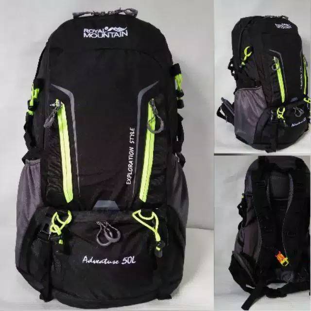 Tas Gunung Ransel Gunung Daypack Outdoor Royal Mountain Original 50 L