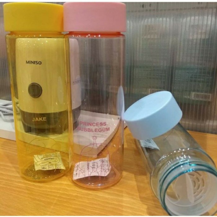 Miniso Adventure Time Botol Plastik 540Ml