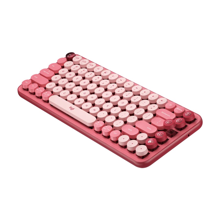 Logitech POP Keys Wireless Mechanical Emoji Keyboard - Heartbreaker