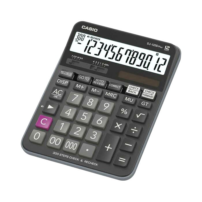 

Kalkulator CASIO DJ 120D PLUS Original - 12 Digit - 2 Power - Check And Correct - Kalkulator Dagang