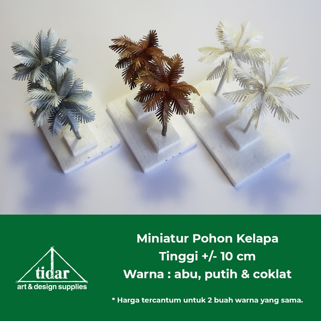 

[MR] MG - Miniatur Maket Pohon Kelapa Tinggi 10 cm / Coconut Tree