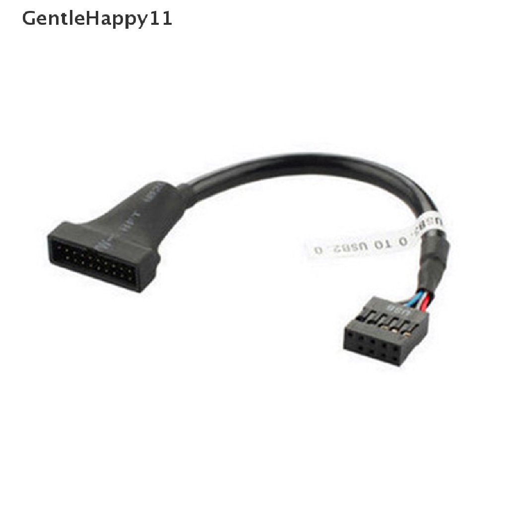 Gentlehappy Kabel Adapter Konverter Motherboard Usb 3.0 20pin Ke Usb 2.0 9pin