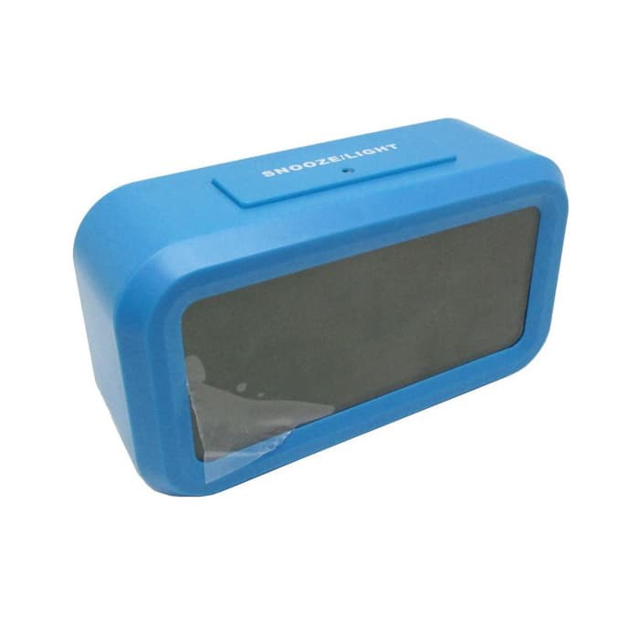 Jam LCD Digital Clock with Alarm BIRU -DA16