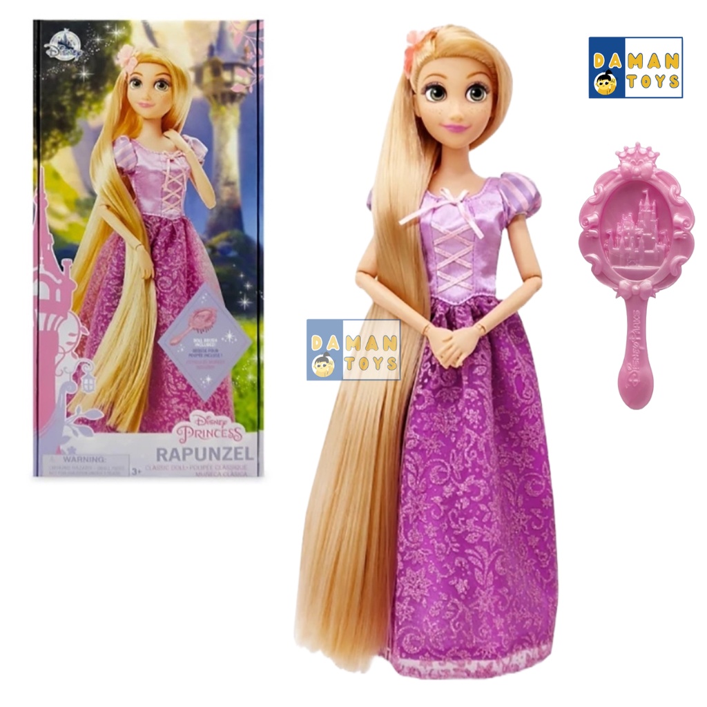 Disney Ariel Rapunzel Classic Doll - New Packaging Mainan Cewek Kado Perempuan