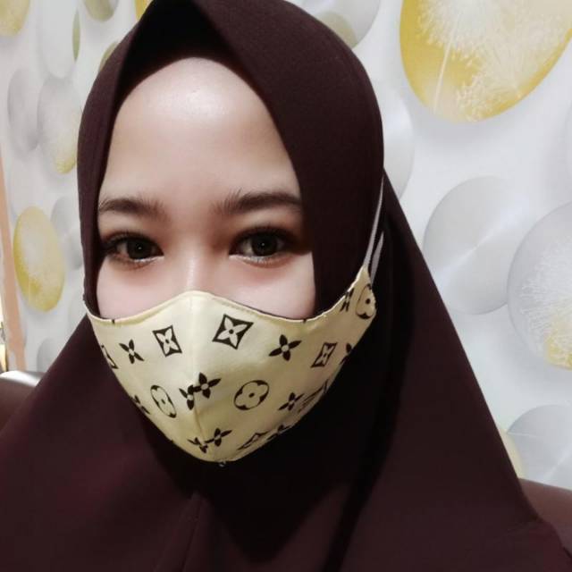 Masker non medis 3ply murah dipakai nyaman dan cantik