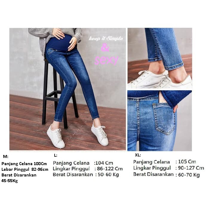 maternity Jeans / Celana Jeans Ibu Hamil JML-002A