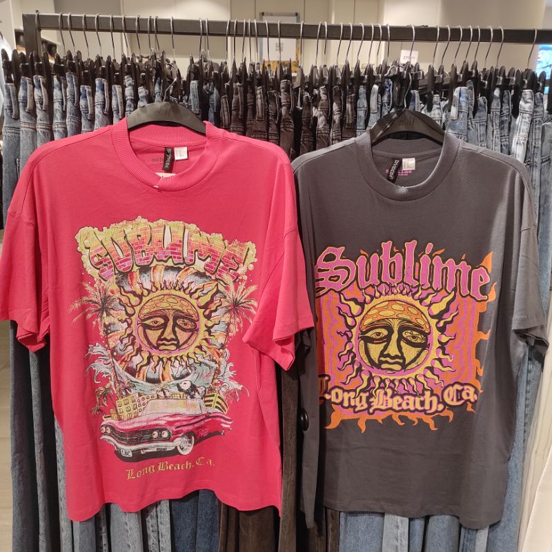 Oversize Kaos Sublime x H&M Original Store ( READY STOCK )