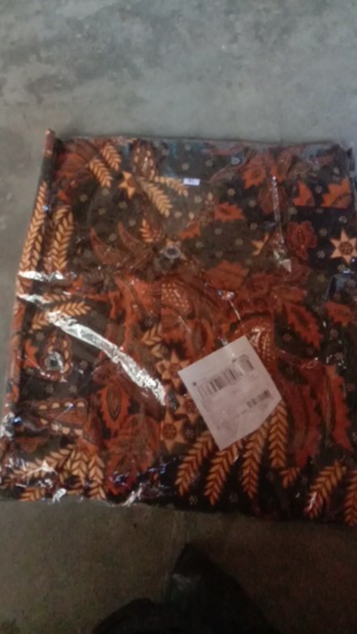Kemeja Batik Pria Lengan Panjang Size M L Xl Xxl Bswart Batik Hrb026 Kenango Hem Panjang Padi