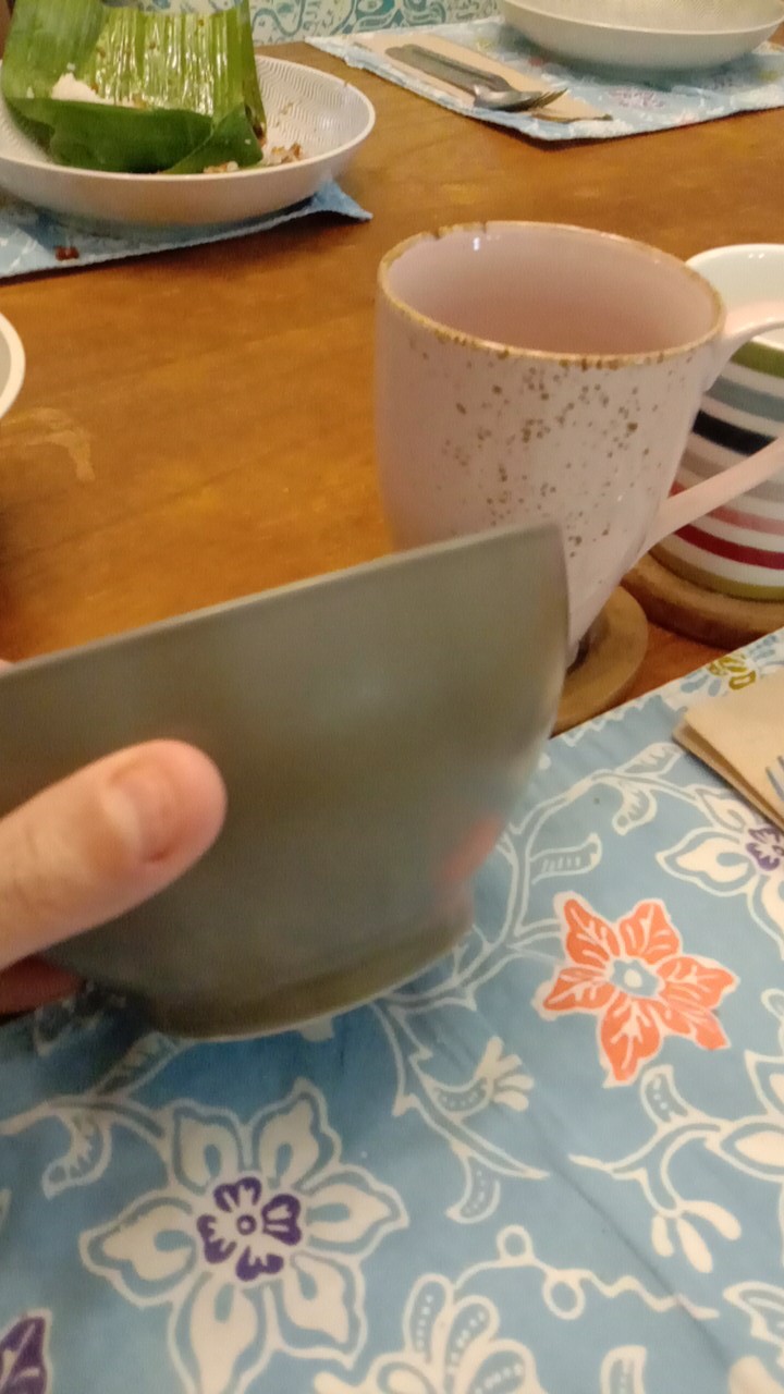 Mangkok Sop Motif Rastik Canvas / Mangkok Keramik / Mangkok Sop Keramik 01012