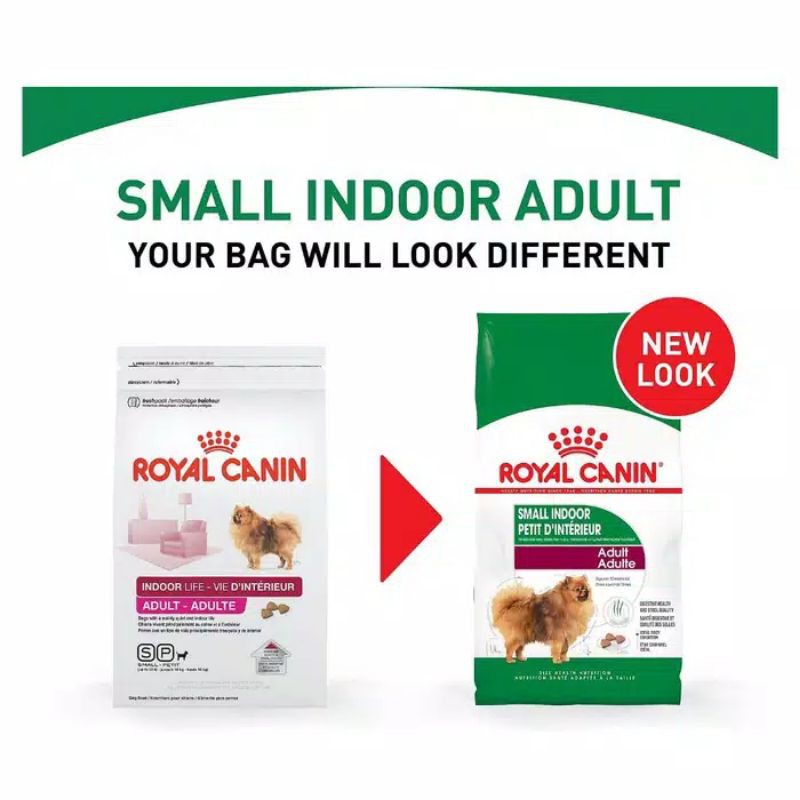 Royal Canin Mini Indoor Adult 1.5Kg Freshpack Makanan Anjing Mini Pengurang Bau Pup Anjing Dewasa