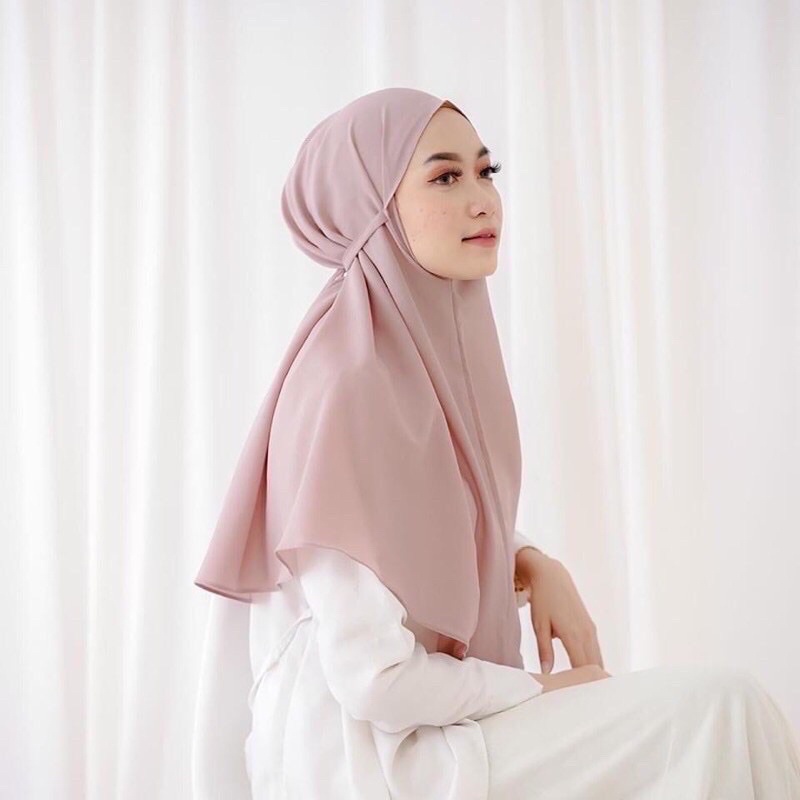 Kerudung Bergo Diamond Oval / Jilbab Instan Oval