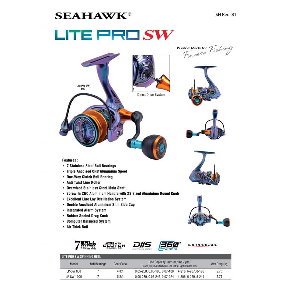 Reel SEAHAWK LITE PRO SW