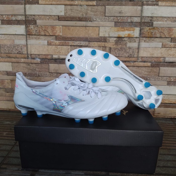 SEPATU BOLA MIZUNO MORELIA NEO2 BETA WHITE FG-SEPATU BOLA MIZUNO-sepatu bola