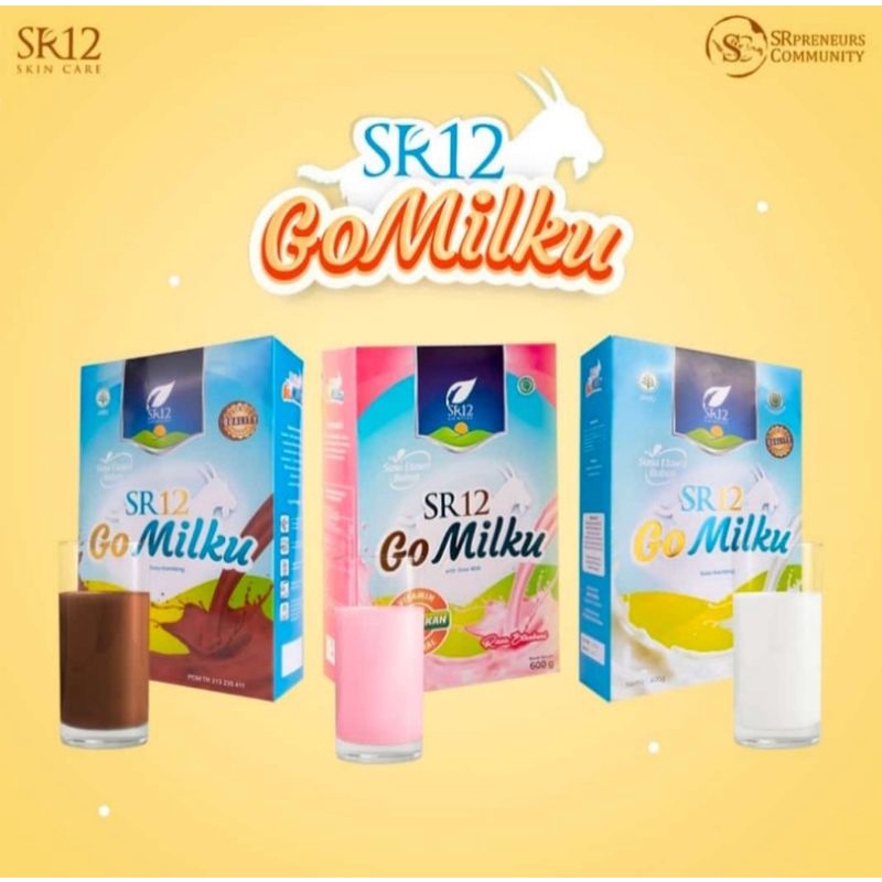 

GOMILKU SR12 SUSU KAMBING ETAWA KEMASAN 600 Gram