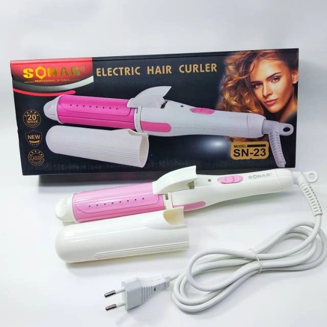 COD CATOKAN Sonar SN-23 Electric Hair Curler 2 in 1 with Cover