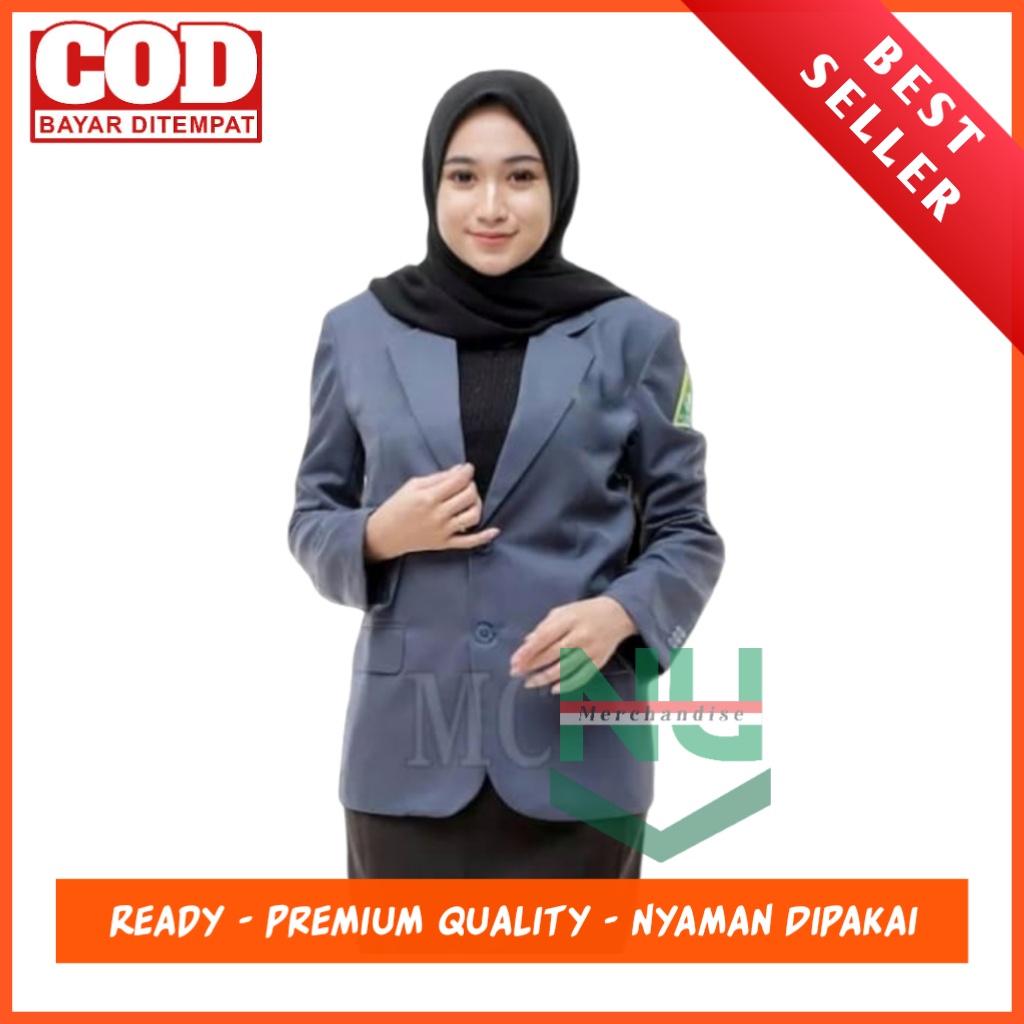 Jas IPPNU Polos Murah - Jas IPNU Bordir Nama Bordir Logo Dan Nama - Jas IPNU - Jas IPNU Bordir Nama 