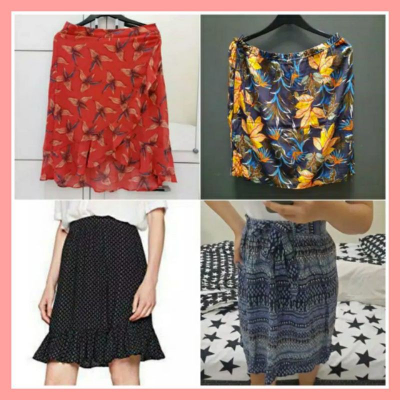 TOM TAILOR midi skirt - rok pendek wanita branded tom tailor original