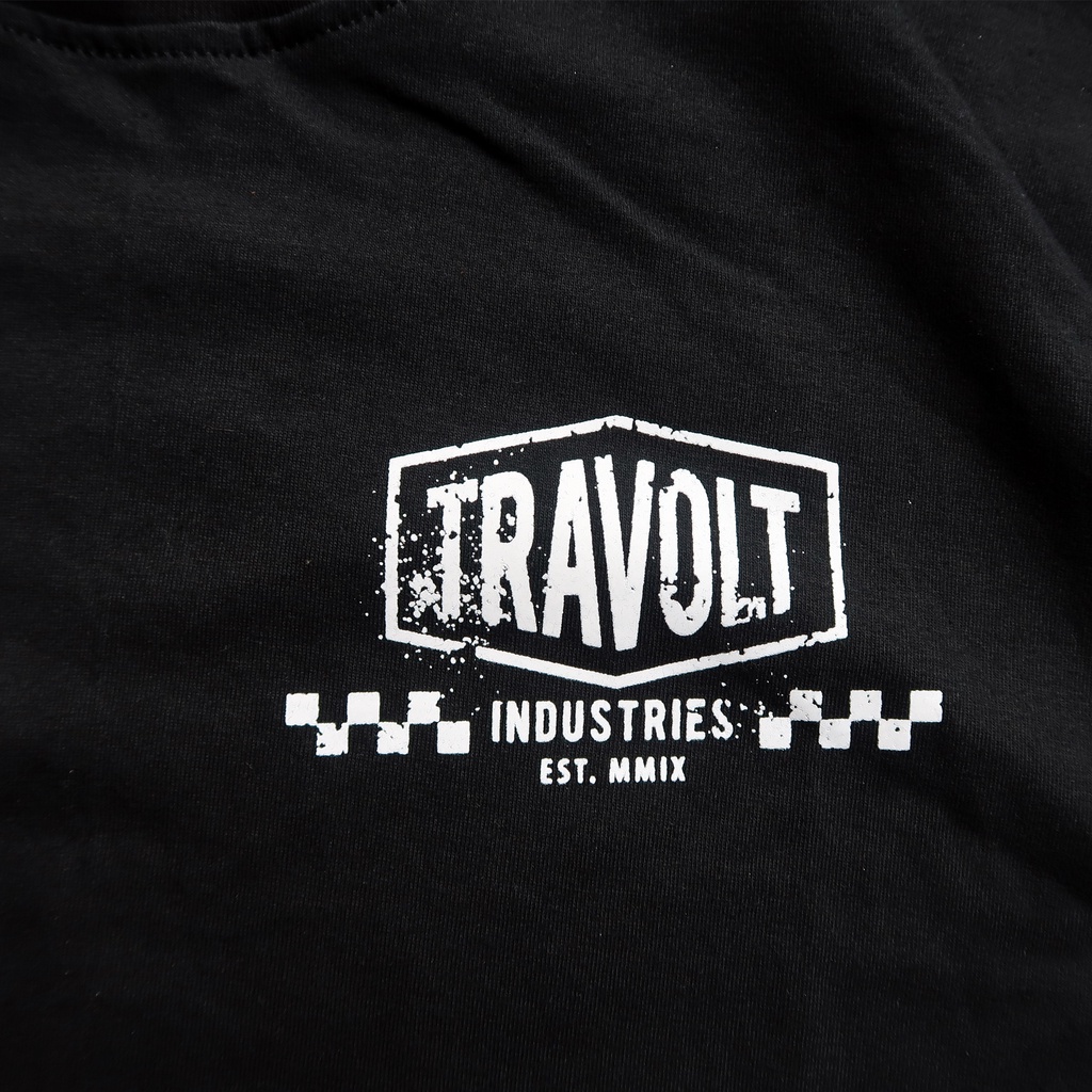 Tshirt - Masked - Black - Hitam - Kaos - Travolt