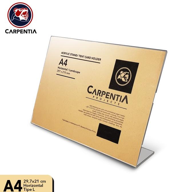 

READY COD Acrylic Standing Tipe L /A4 Horizontal 29,7x21cm/ Tent Card Akrilik PROMOKode 2280