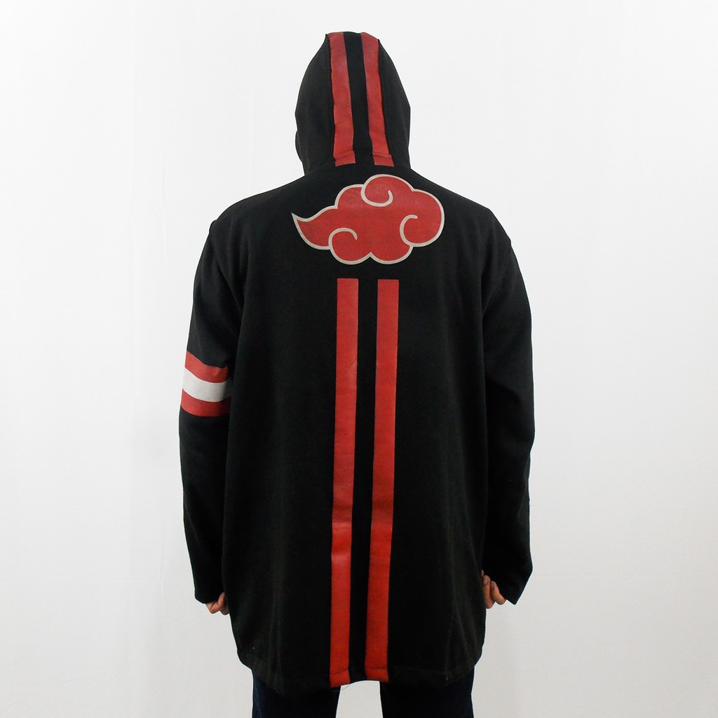 JUBAH AKATSUKI CLAN - JAKET ANIME NARUTO SHIPPUDEN - JAKET AKATSUKI CLAN - JAKET NARUTO AKATSUKI