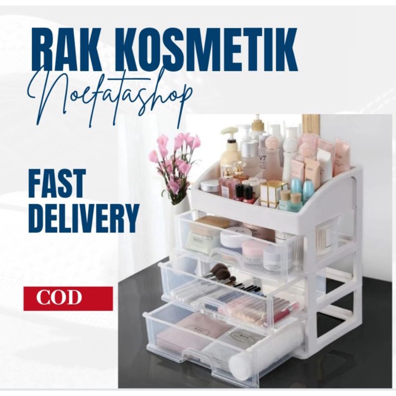 RAK KOSMETIK 3 SUSUN /RAK KOSMETIK KIMPLAST/RAK SERBAGUNA/RAK CANTIK/RAK KECANTIKAN/RAK KOSMETIK/TEMPAT MAKE UP/TRMPAT MAKEUP