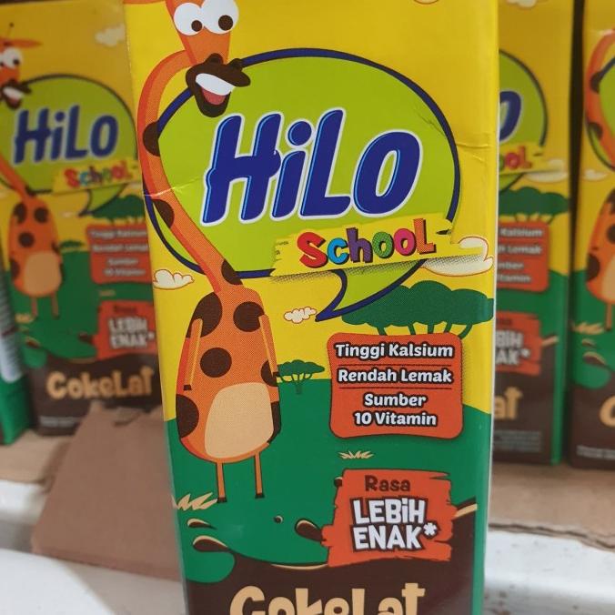 Hilo School Coklat 200ml-Hilo Teen 2 Rasa 200ml-Susu Kotak UHT-Grosir