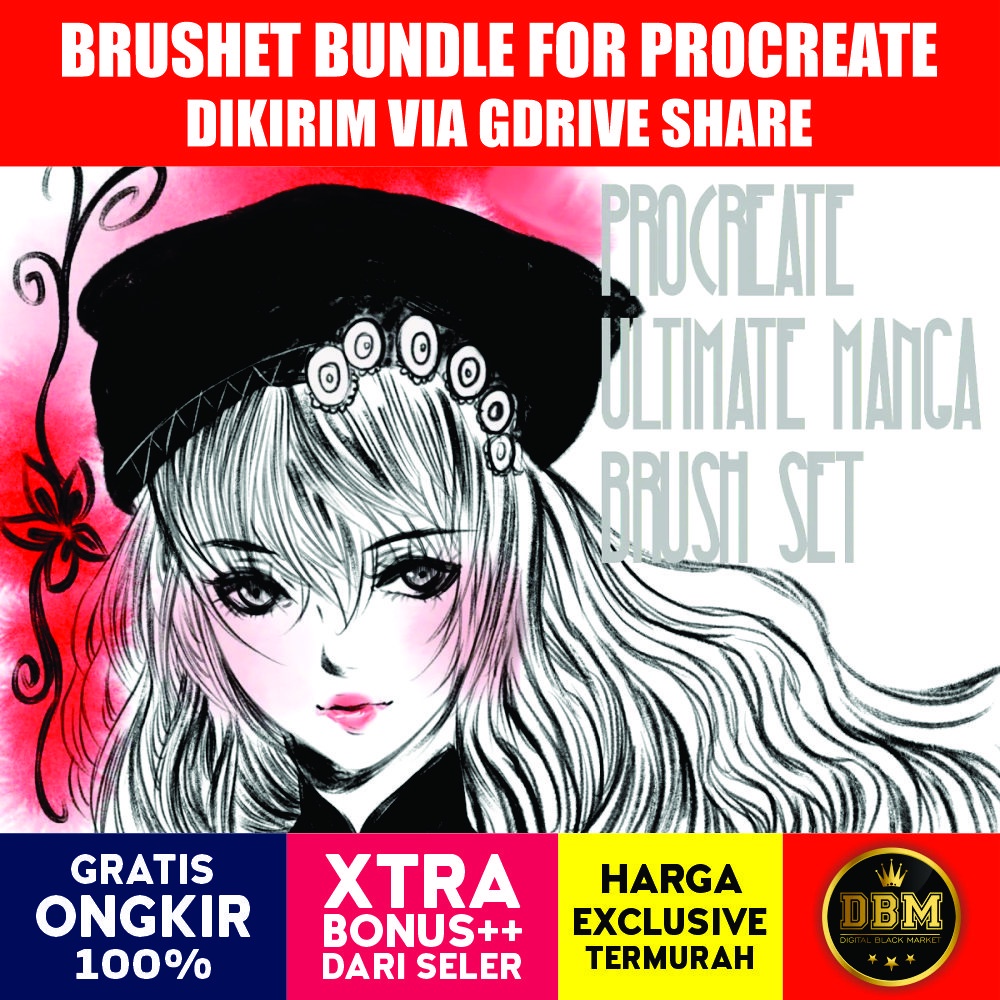 Ultimate Manga Procreate Brush