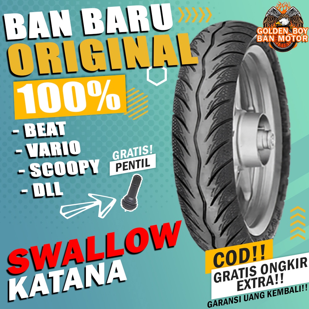 ban motor matic tubles beat swallow katana ring 14 tubles sepasang paket ban motor matic depan belak