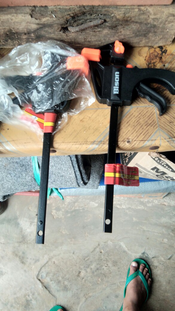 Bison 4 Inch Klem F Catok Kayu Jepit Penjepit Quick Release Wood Clamp