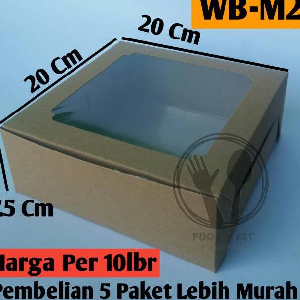 

[KODE F1935] WB-M20 - BOX NASI KOTAK HAMPERS KOTAK KADO KOTAK SOUVENIR KOTAK SNACK