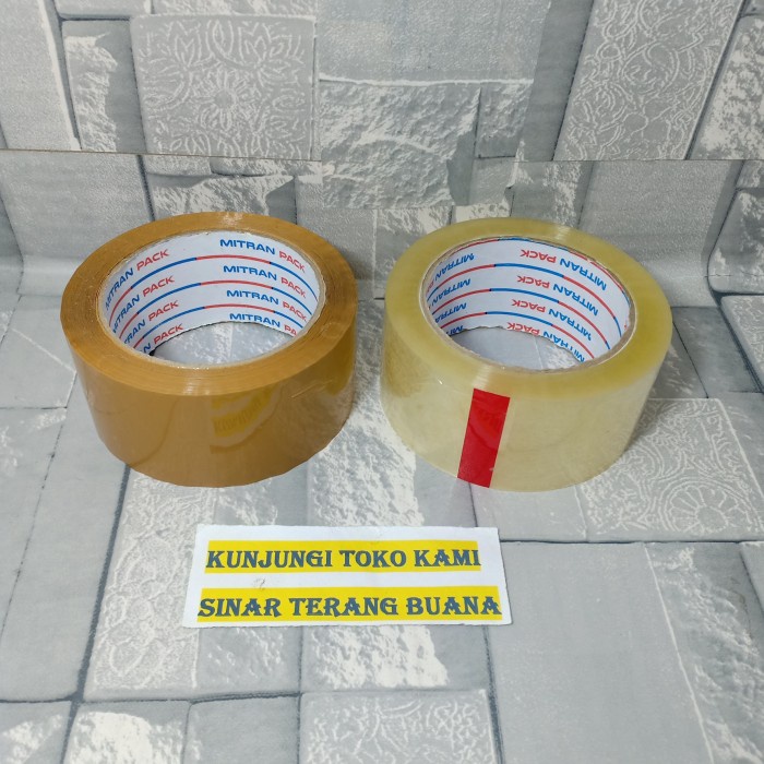 

Hemat Lakban Coklat Dan Bening High Quality Trendi