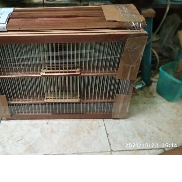 ♘ Frame depan box ternak kenari & finch ♟
