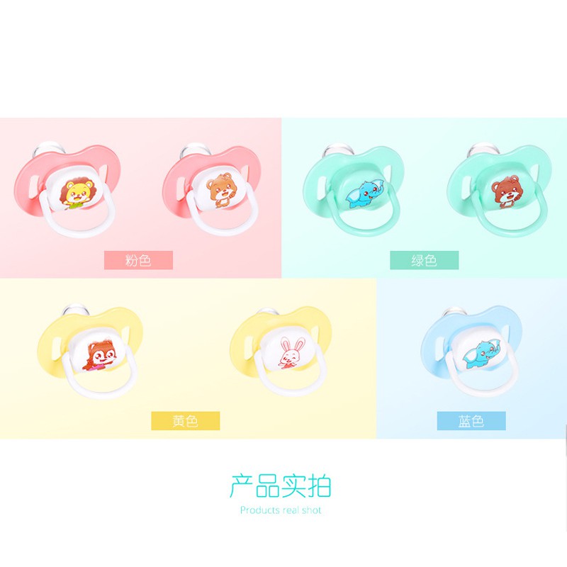 Empeng Dot Bayi silicon Dot Bayi datar Kompeng Bayi Food Grade Soother Baby Pacifier-4