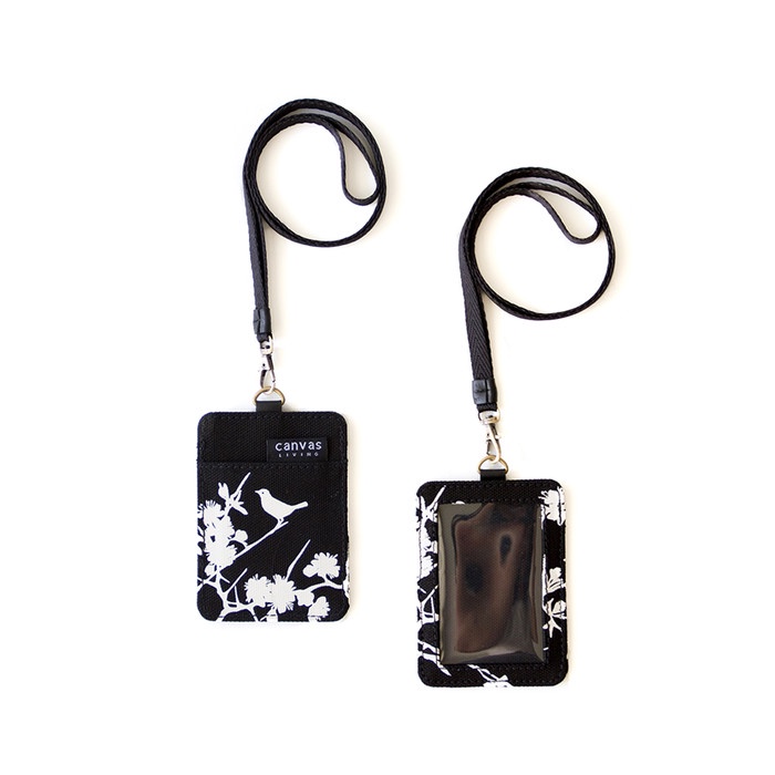 

READY ID Lanyard Spring Black Canvas Living TERLARIS