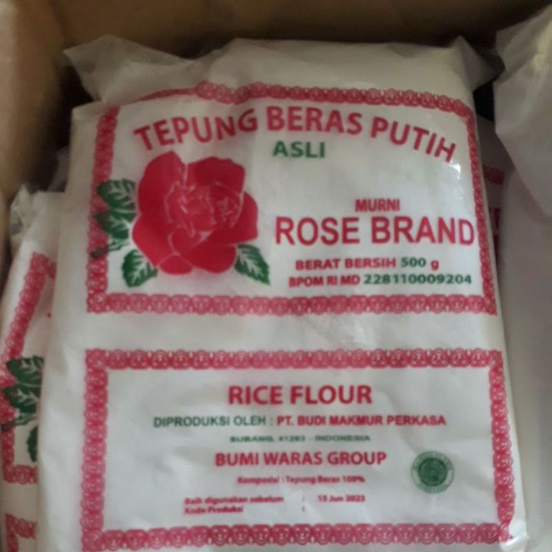 

tepung beras rose brand 500g