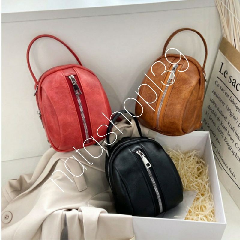 2021 Sale Fashion Tas Selempang Kulit Wanita Tas Ransel Multifungsi Simple Elegant Murah