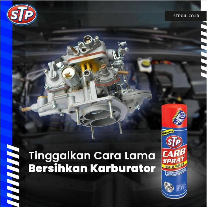 Karbu Cleaner STP Injector Cleaner Carb Spray Pembersih Injektor Karburator Mobil Motor