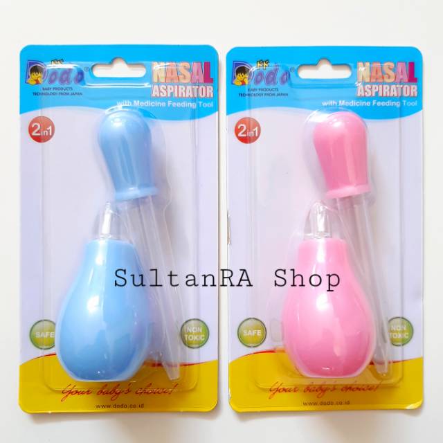 2 in 1 Sedotan ingus + Pipet Tetes Obat Bayi | NASAL ASPIRATOR Non Toxic | Alat Tetes obat anak,DODO