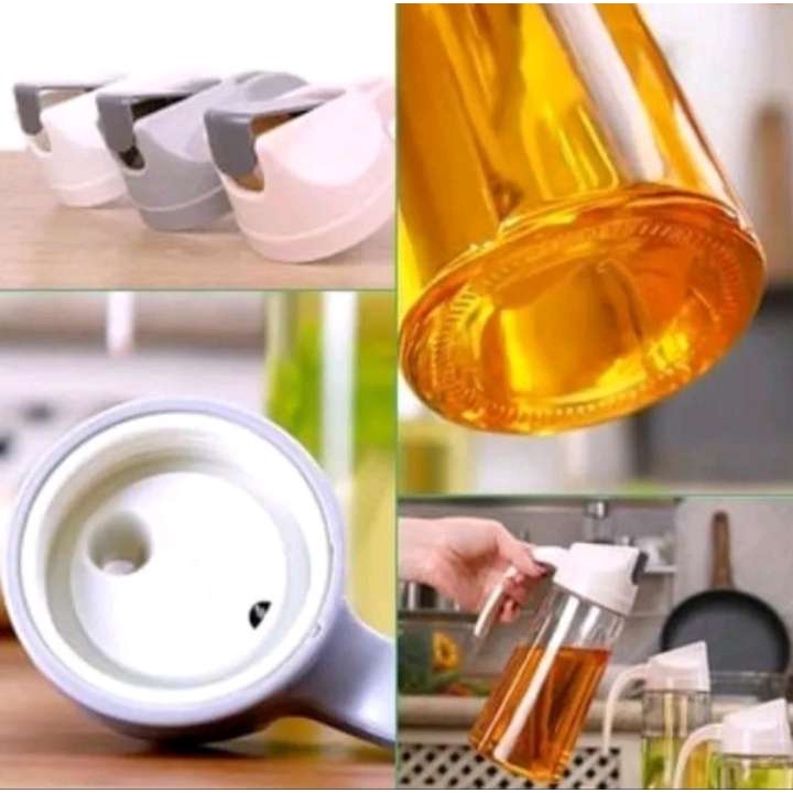 (RS)BOTOL TEMPAT MINYAK OILPOT KACA 630ML 630 ML 0.5L