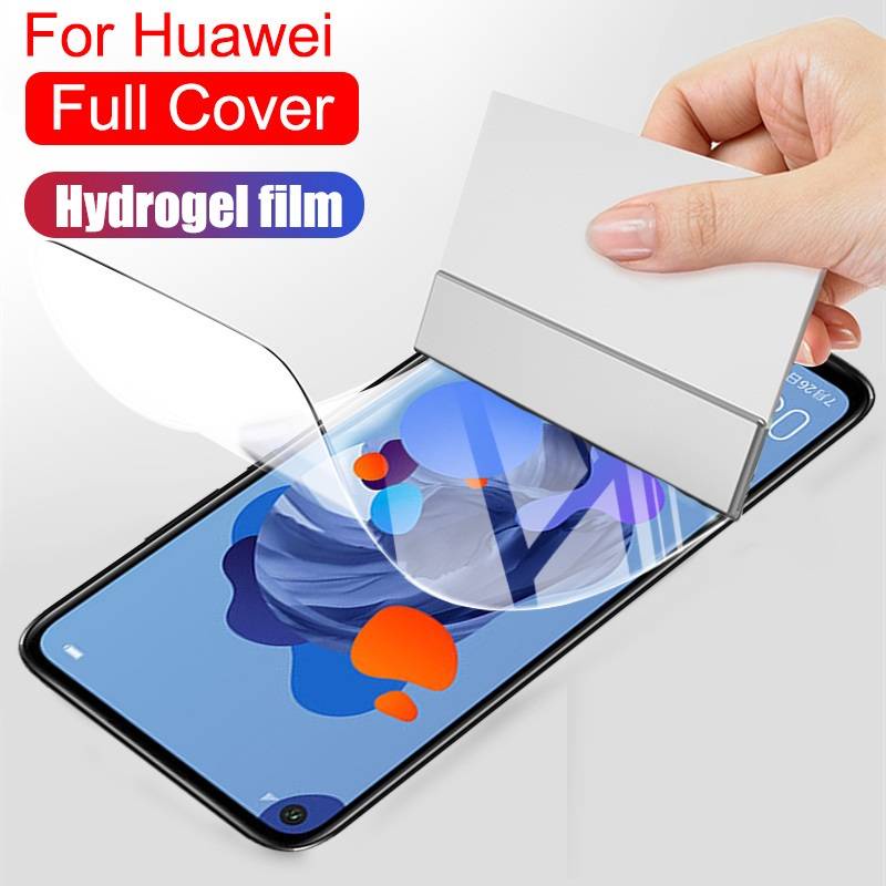 9H Hydrogel Film For Huawei Nova 2 Plus 2S 3 3E 3i 4 4e 5 5Z 6 6SE 7 7SE 8 8SE 5 5i 7 8 Pro Screen Protector