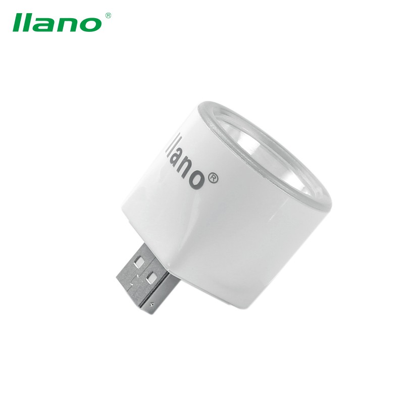

llano Lampu Bohlam LED USB Porselen Warna Putih Terang