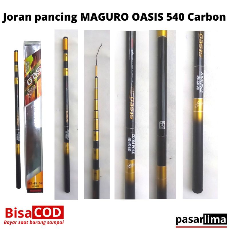 Joran pancing tegek MAGURO OASIS 540 Carbon