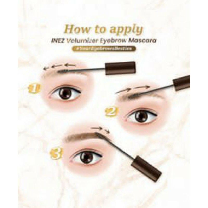 INEZ EYEBROW MASKARA - ORIGINAL 100%