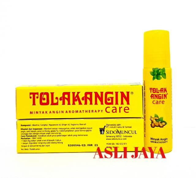 MINYAK ANGIN AROMATHERAPHY TOLAK ANGIN CARE ROLL ON 10ml / TOLAK ANGIN CARE