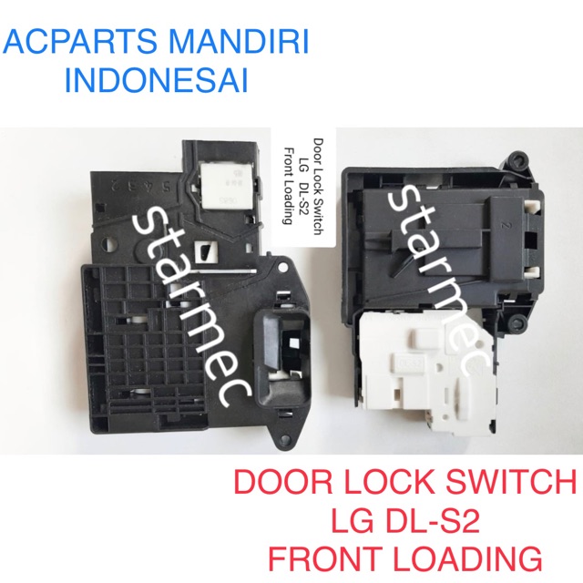 door lock mesin cuci lg front loading WD-E1212TD WD-M1213RD WD-T1212PRD WD-T1213PRD