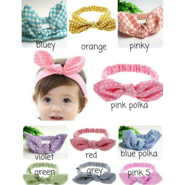 BANDANA BANDO BAYI BABY HEADBAND HAIRBAND