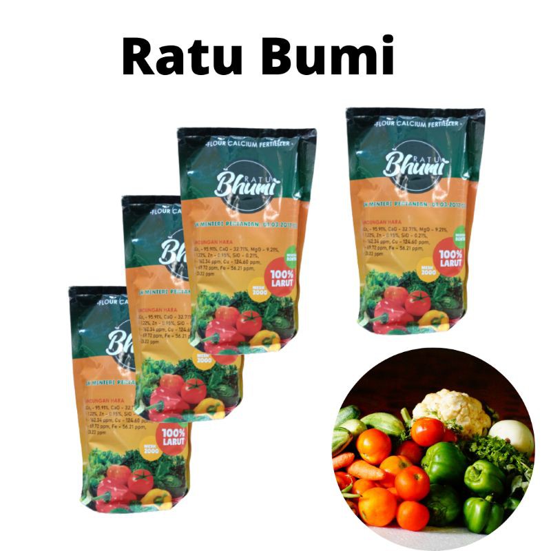 Kalsium Tanaman Terbaik READY Pupuk Ratu Bhumi 1 Kg
