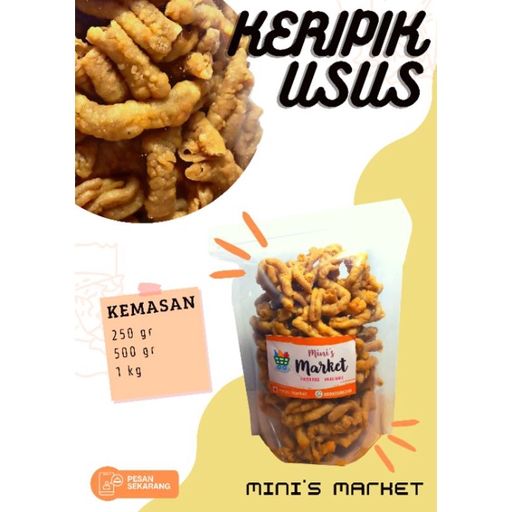 

Keripik Usus Ayam Crispy Original